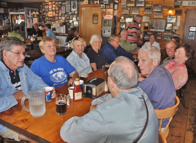 Lunch at the Poor People's Pub, Wakefield
